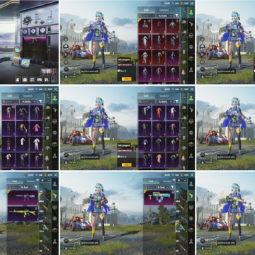 #2073N | Lv 57 - 50 Set M762 8-Bit Unicorn lv3 PP-19 Bizon lv3 + 5 Weapon Lab Rp A 7 8 9 Max Wave Whisperer Set Rename Card 1 0